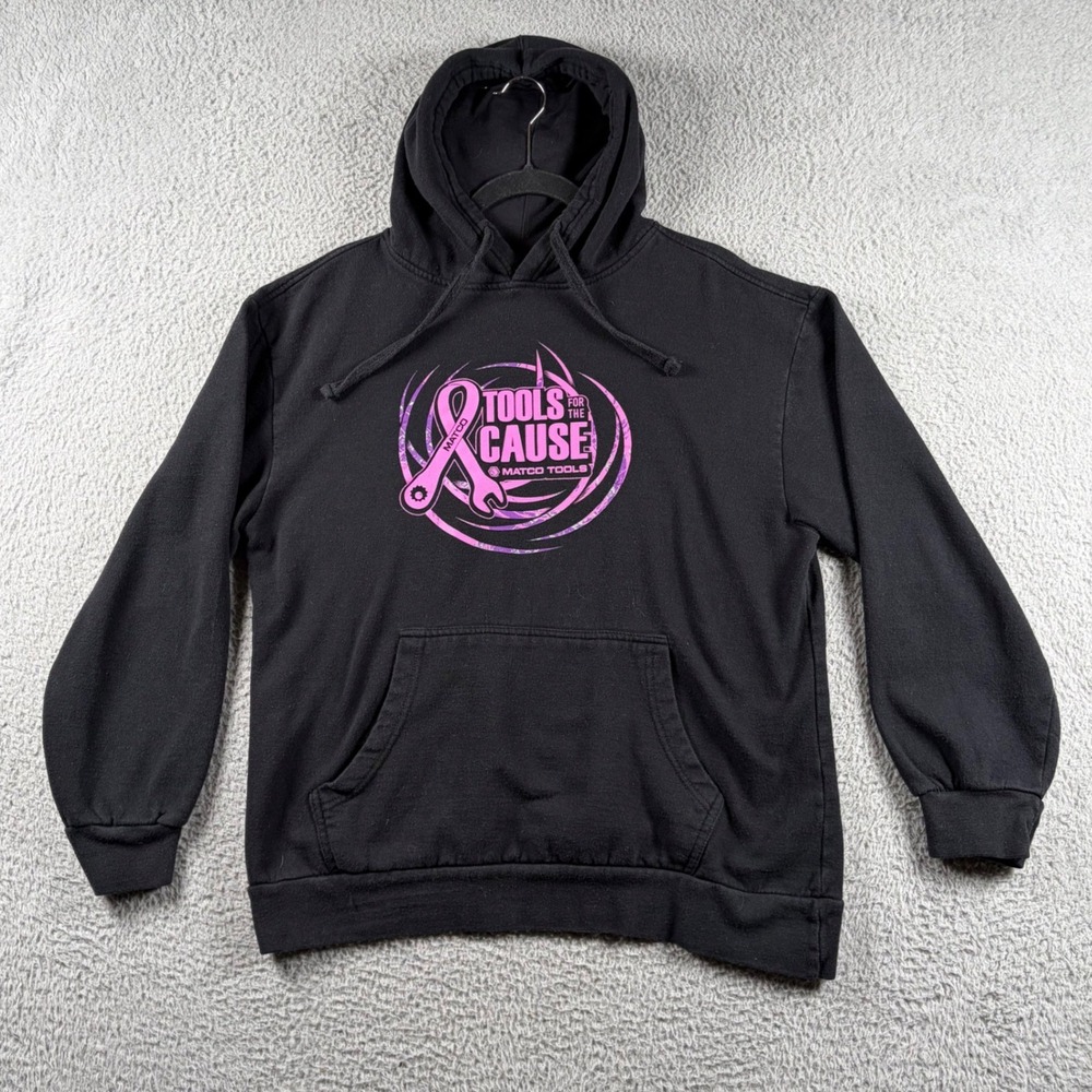 Matco Tools Mens Tools for the Cause Breast Cancer Awareness Hoodie Black M